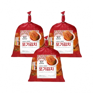 종가 시원깔끔포기김치 2.8kg x 3개