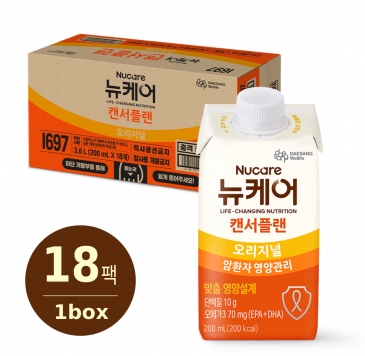 뉴케어 캔서플랜 (200mlx18팩), 1박스