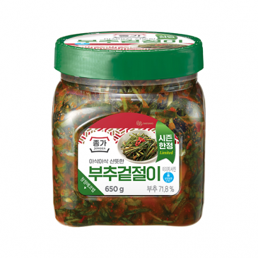 [신제품]종가 부추겉절이 650g(PET)