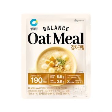 [신제품] 청정원 밸런스오트밀 감자크림 50g