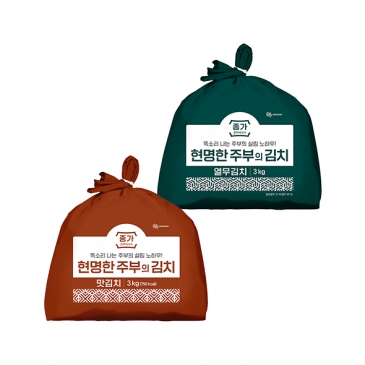 종가 현명한 주부 맛김치 3kg+열무김치3kg