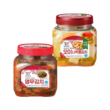 종가 열무김치 1.2kg+오이나박물김치 1.2kg