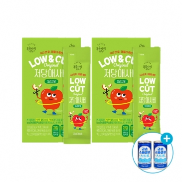 복음자리 LOW&CUT 저당 애사비 오리지널 20g/스틱(10개입)x2개+(증정)금손탄산수190mlx2개