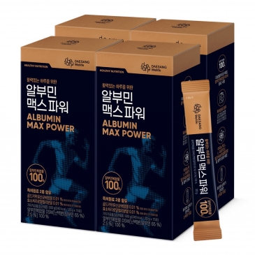 대상웰라이프 알부민 맥스 파워 (20gx15포), 4박스