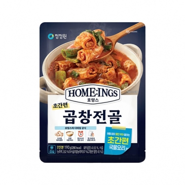 [신제품] 호밍스 초간편 곱창전골 190g&nbsp;