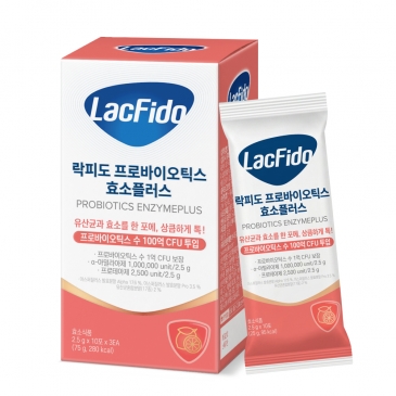 락피도 프로바이오틱스 효소플러스 (2.5gx30포), 1박스