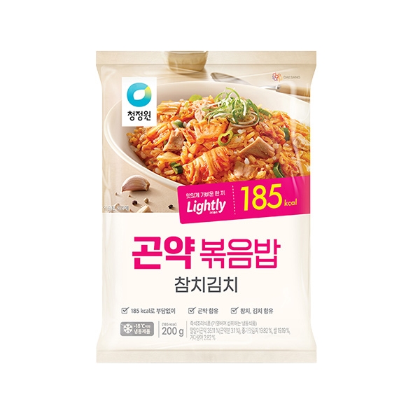 [신제품]청정원 곤약 볶음밥 참치 김치 800g(200g*4개입)