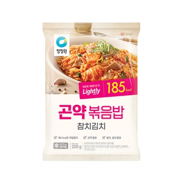 [신제품]청정원 곤약 볶음밥 참치 김치 800g(200g*4개입)
