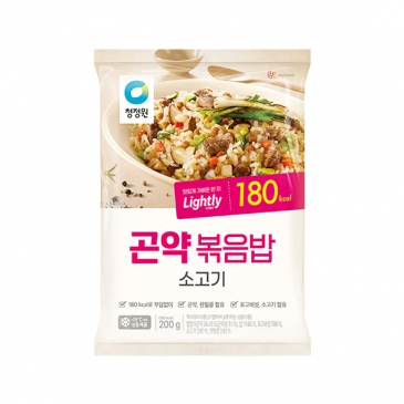 [신제품]청정원 곤약 볶음밥 소고기 800g(200g*4개입)