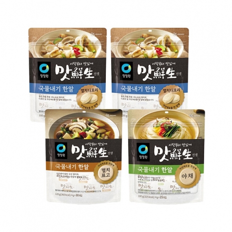 (주말특가)청정원 맛선생 국물내기 한알 4개 (멸치디포리2+멸치표고1+아채1)