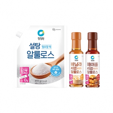[신제품] 알룰로스 3종 (설탕+메이플시럽+바닐라시럽)