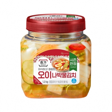 [여름김장]종가 오이나박물김치 1.2kg(PET)