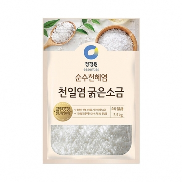 [여름김장]청정원 천일염 굵은소금 2.5kg