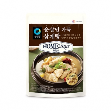 청정원 호밍스 순살만 가득 삼계탕 450g
