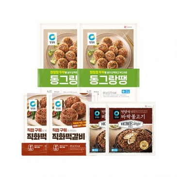 [릴레이특가] 푸짐 고기요리 3종(동그랑땡, 불고기, 떡갈비 각2개)