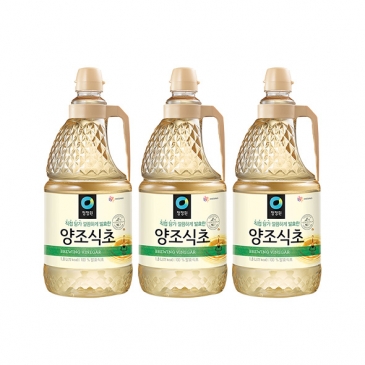 [명절식품] 청정원 양조식초 PET 1.8L x3개