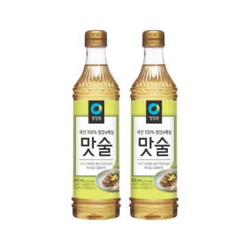 [명절식품] 청정원 맛술 생강&매실 830ml x2개