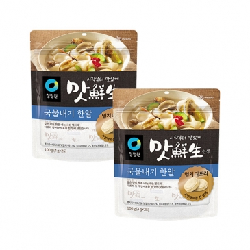 [명절식품] 청정원 맛선생 멸치디포리 국물내기 한알 100g(25개입) x2개