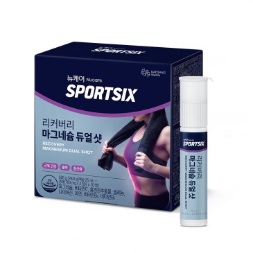 뉴케어 스포식스 리커버리 마그네슘 듀얼 샷 (액상25ml+정제(700mgx2정)&times;10병), 1박스
