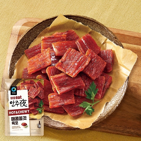 청정원 바로eat 안주夜 매콤쫄깃 육포 30g