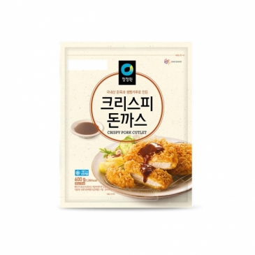 청정원 크리스피 돈까스 600g
