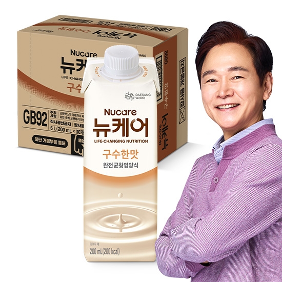 대상웰라이프 뉴케어 구수한맛 (200mlx30팩) 1박스 대상웰라이프 뉴케어 구수한맛 (200mlx30팩) 1박스