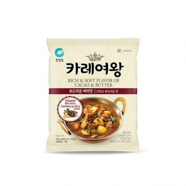 청정원 카레여왕 부드러운 버터맛 108g 분말(4인분)