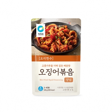 청정원 요리한수 오징어볶음양념 140g