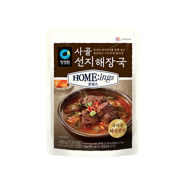 청정원 호밍스 사골 선지해장국 450g