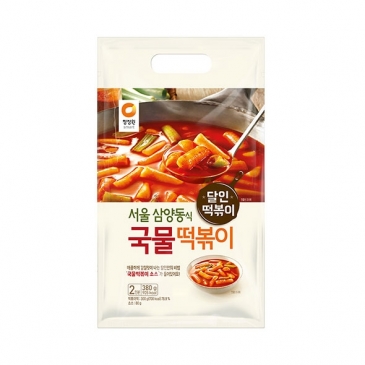 청정원 삼양동식 국물떡볶이 380g