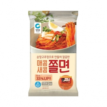 청정원 매콤새콤 쫄면 530g(2인분)