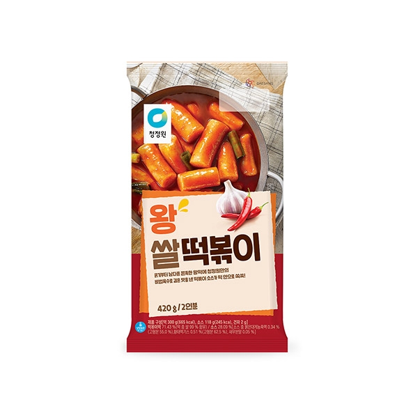 청정원 왕떡볶이 420g