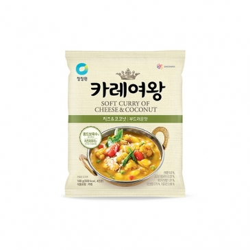 청정원 카레여왕 치즈 코코넛 108g 분말(4인분)