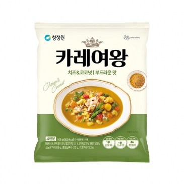 청정원 카레여왕 치즈 코코넛 108g 분말(4인분)