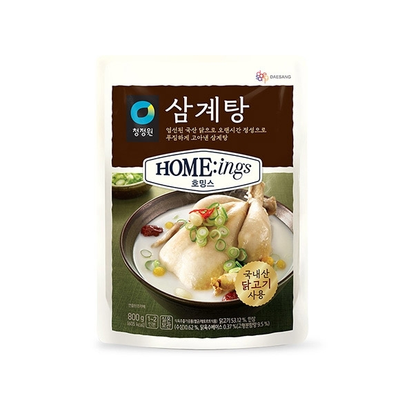 (시즌종료)청정원 호밍스 삼계탕 800g