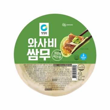 청정원 와사비쌈무 340g
