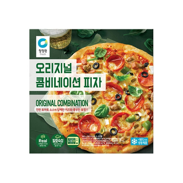 청정원 오리지널 콤비네이션 피자 360g