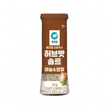 청정원 허브맛솔트 마늘&양파 52g
