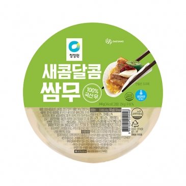 청정원 새콤달콤 쌈무 340g
