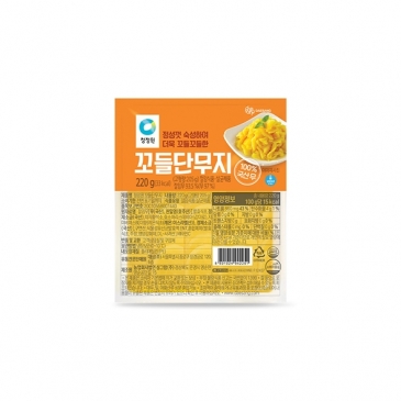 청정원 꼬들 단무지 220g