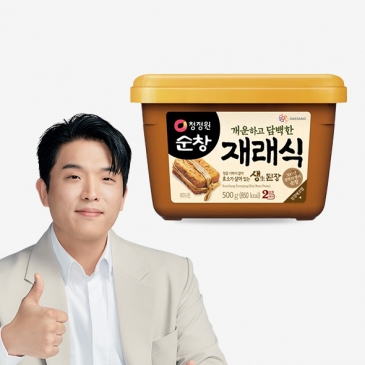 청정원 순창 재래식 생된장 500g(사각)