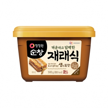 청정원 순창 재래식 생된장 500g(사각)