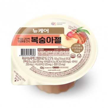 대상웰라이프 뉴케어 복숭아젤 100g x 50개 [1BOX]