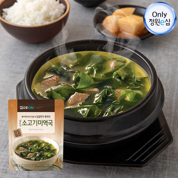 집으로ON 남도식소고기미역국 500g