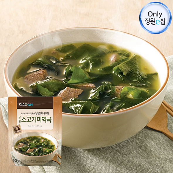 집으로ON 남도식소고기미역국 500g