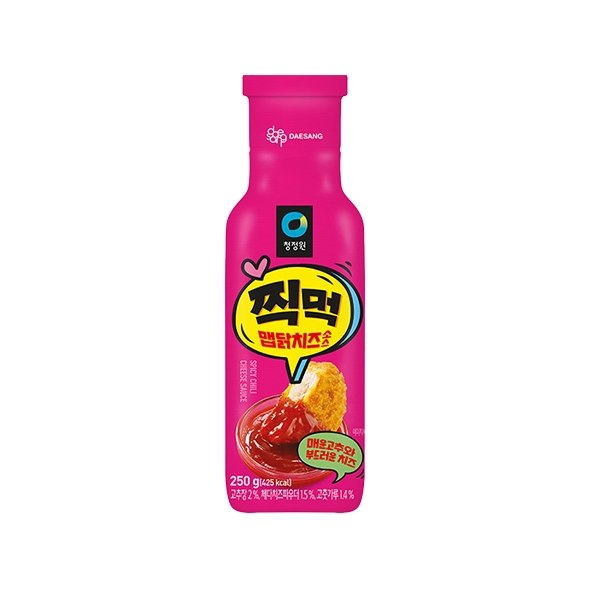 청정원 찍먹 맵닭치즈소스 250g