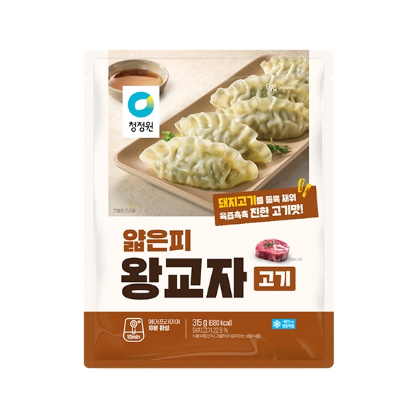 청정원 얇은피왕교자 고기 630g(315g*2ea)
