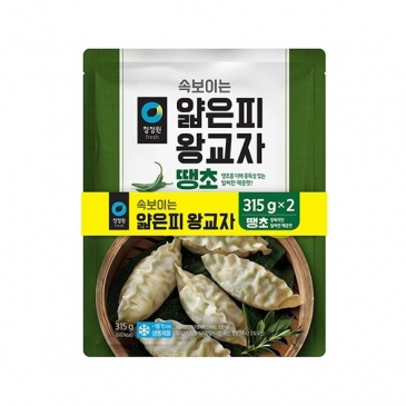 청정원 얇은피왕교자 땡초 630g(315g*2ea)