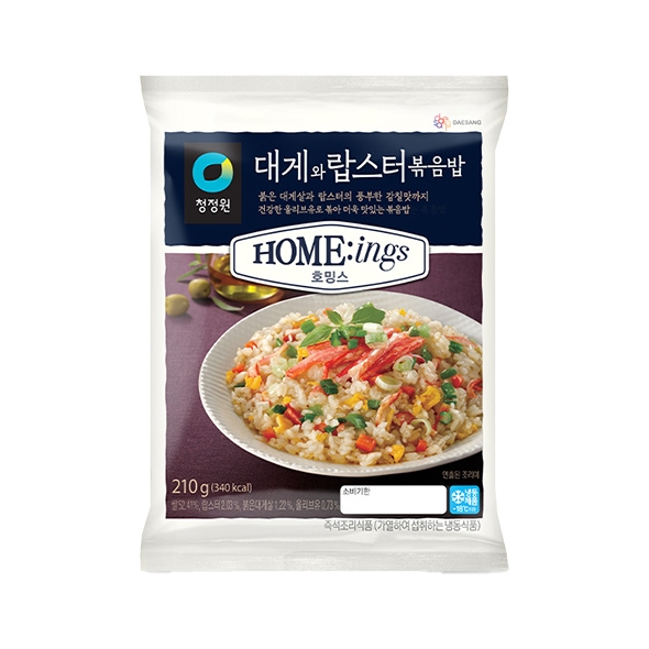 청정원 호밍스 대게와 랍스터볶음밥 210g