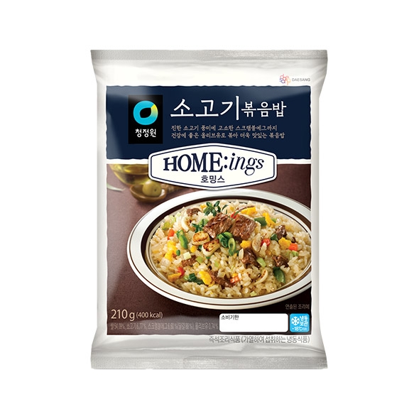 청정원 호밍스 소고기볶음밥 210g